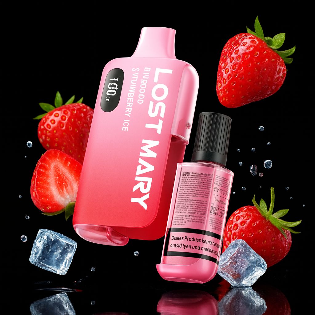 Lost Mary BM6000 Strawberry Ice – Hybrid Vape mit 6000 Zügen kaufen in der Schweiz | vapezz.ch