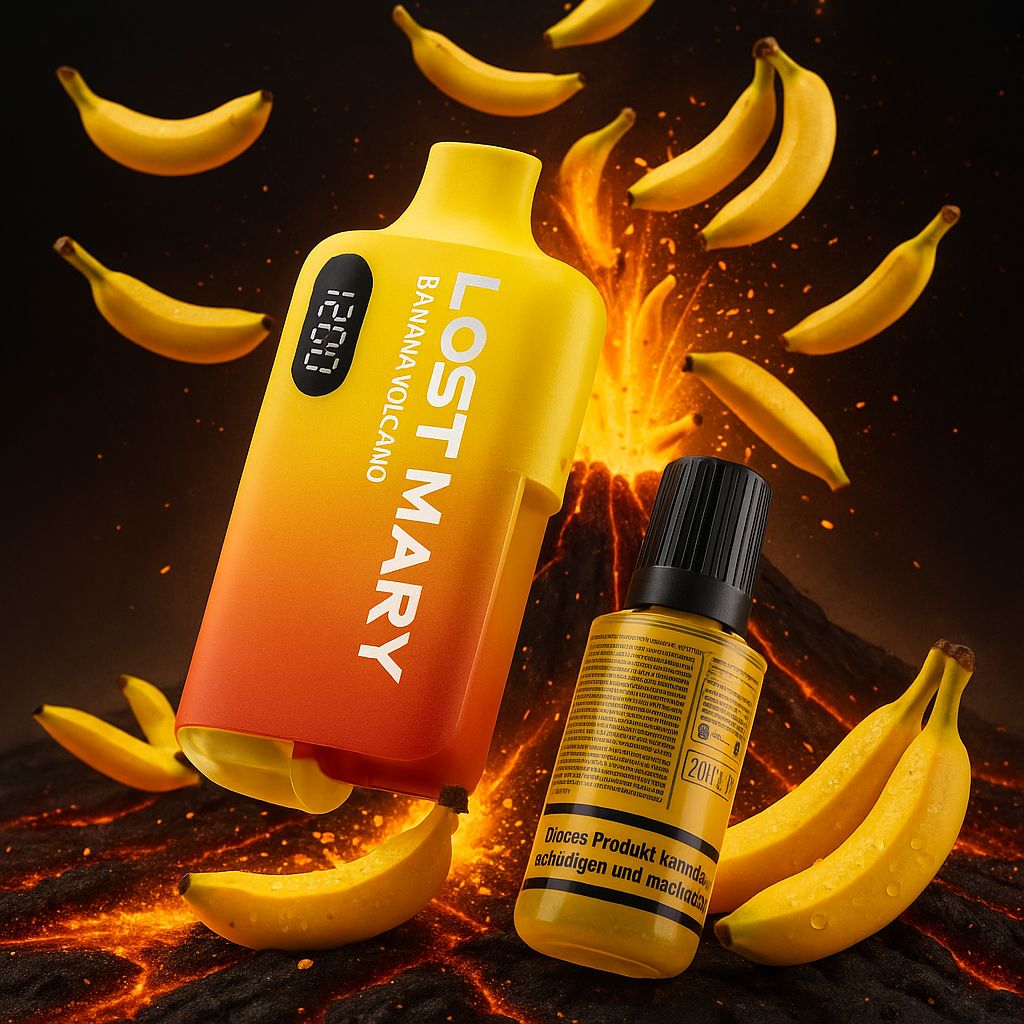 Lost Mary BM6000 Banana Volcano – Hybrid Vape mit 6000 Zügen kaufen in der Schweiz | vapezz.ch