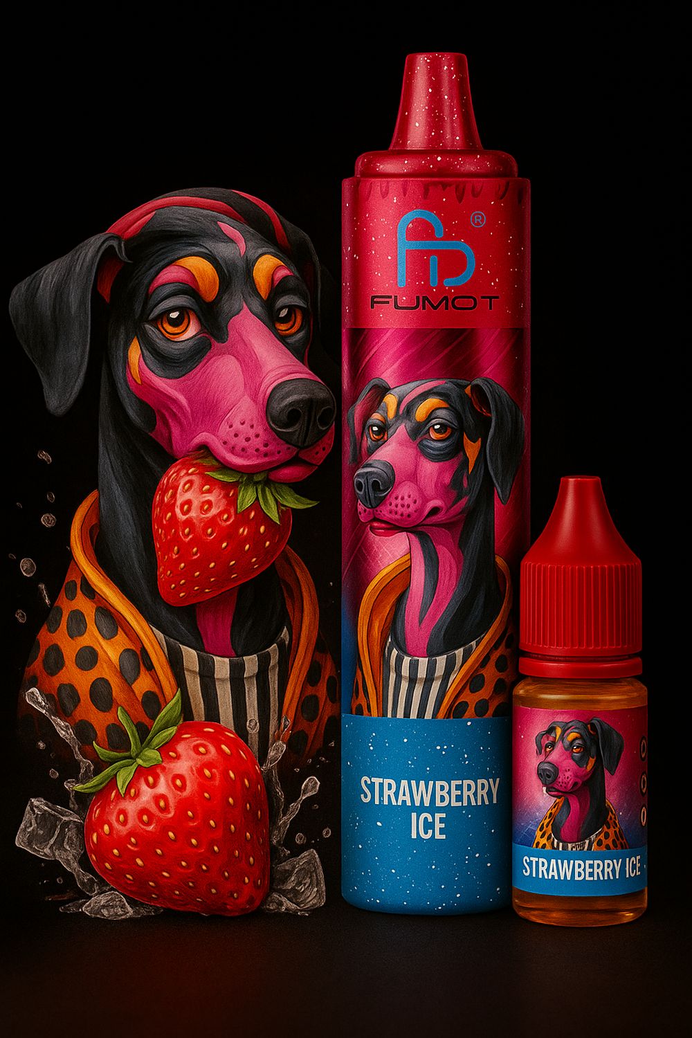 Fumot Doberman 32K Strawberry Ice – Refillable Vape Kit kaufen Schweiz | vapezz.ch