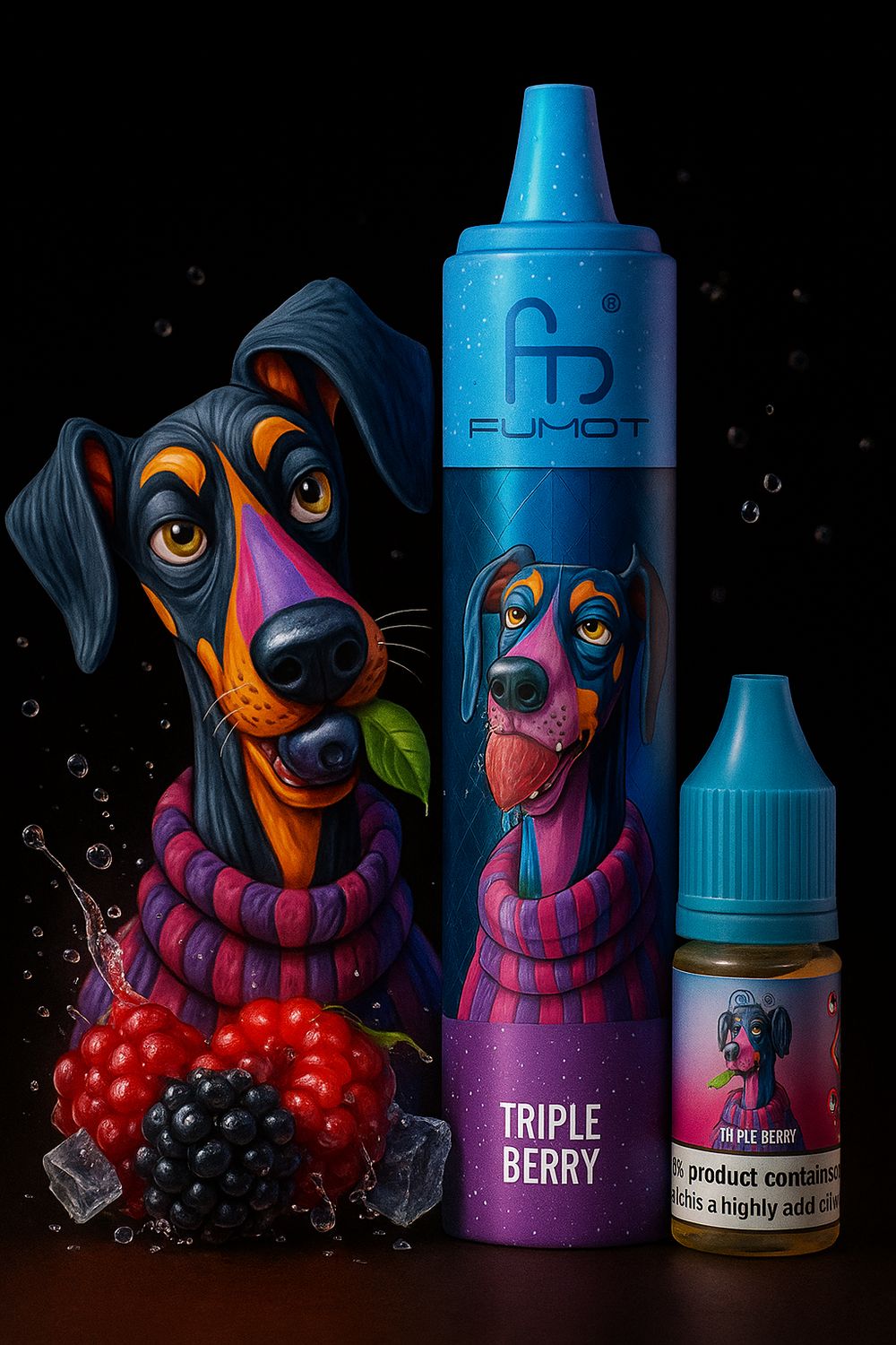 Fumot Doberman 32K Triple Berry – Refillable Vape Kit kaufen Schweiz | vapezz.ch