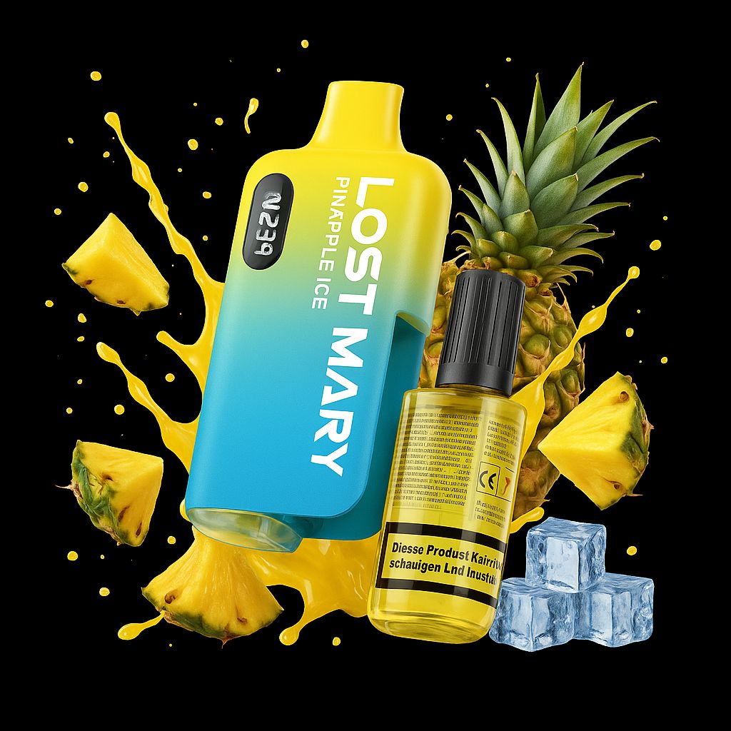 Lost Mary BM6000 Pineapple Ice – Hybrid Vape mit 6000 Zügen kaufen in der Schweiz | vapezz.ch