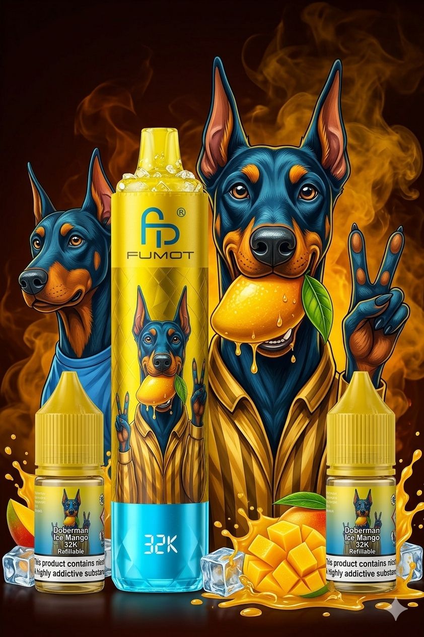 Fumot Doberman Ice Mango 32K Refillable