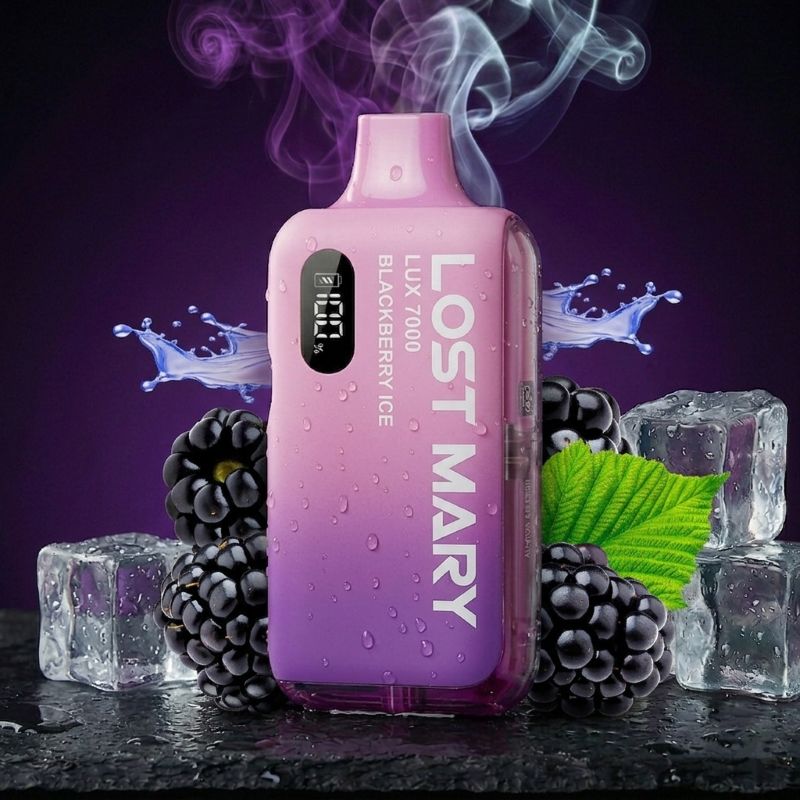 Lost Mary LUX 7000 Blackberry Ice – Hybrid Vape Kit, wiederaufladbar, 7000 Züge | vapezz.ch CH