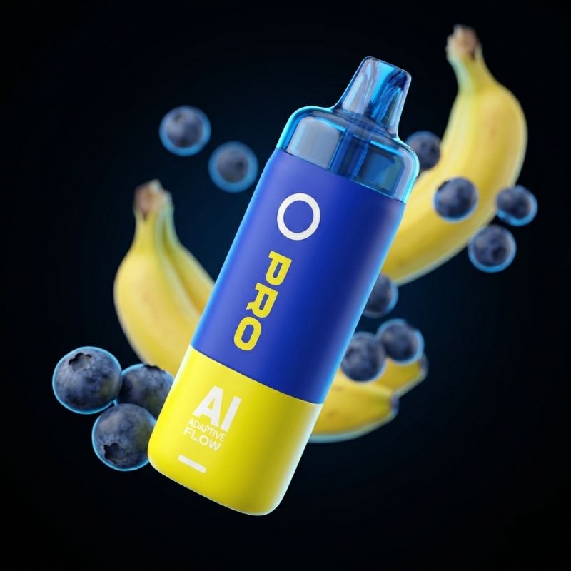 Instaflow O Pro Kit 15K Blueberry Banana – Hybrid Vape kaufen Schweiz | 15'000 Züge | vapezz.ch