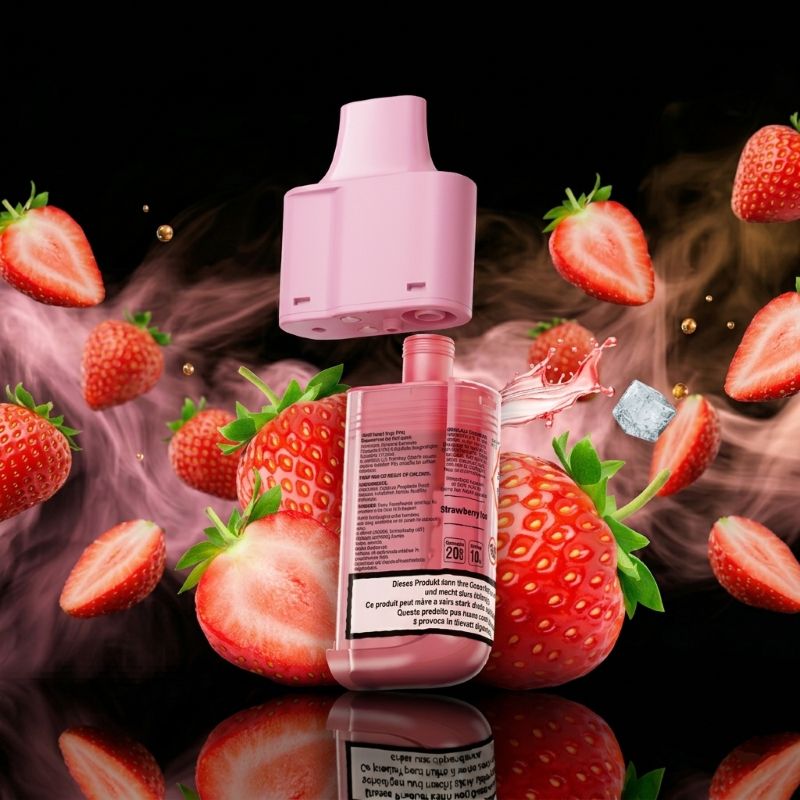 Lost Mary LUX 7000 Refill Pod Strawberry Ice – 12 ml, kompatibel mit LUX 7000 Kit, portofrei kaufen vapezz.ch