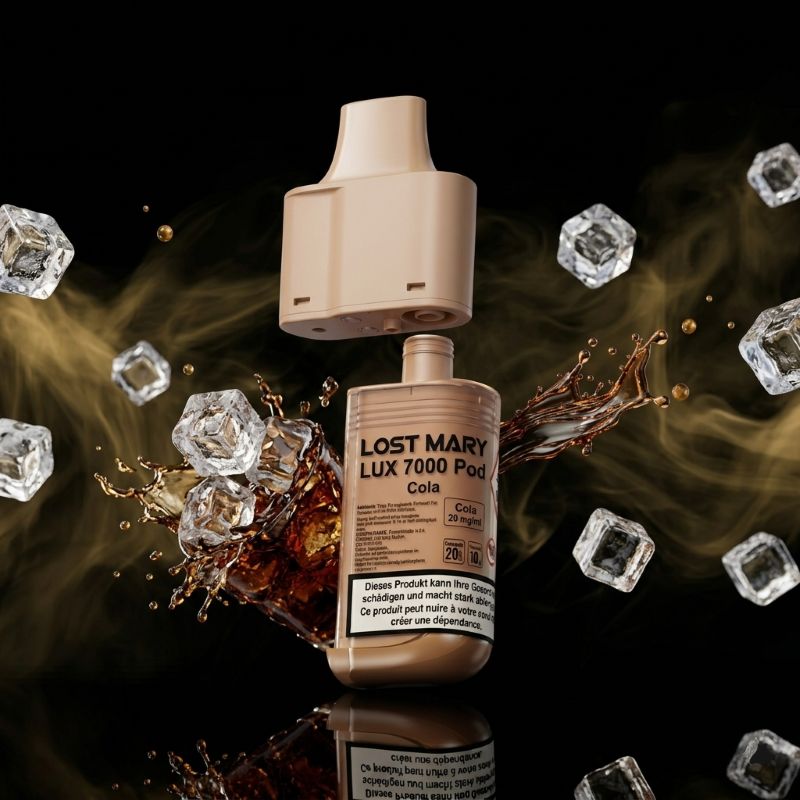 Lost Mary LUX 7000 Refill Pod Cola – 12 ml, kompatibel mit LUX 7000 Kit, portofrei kaufen vapezz.ch