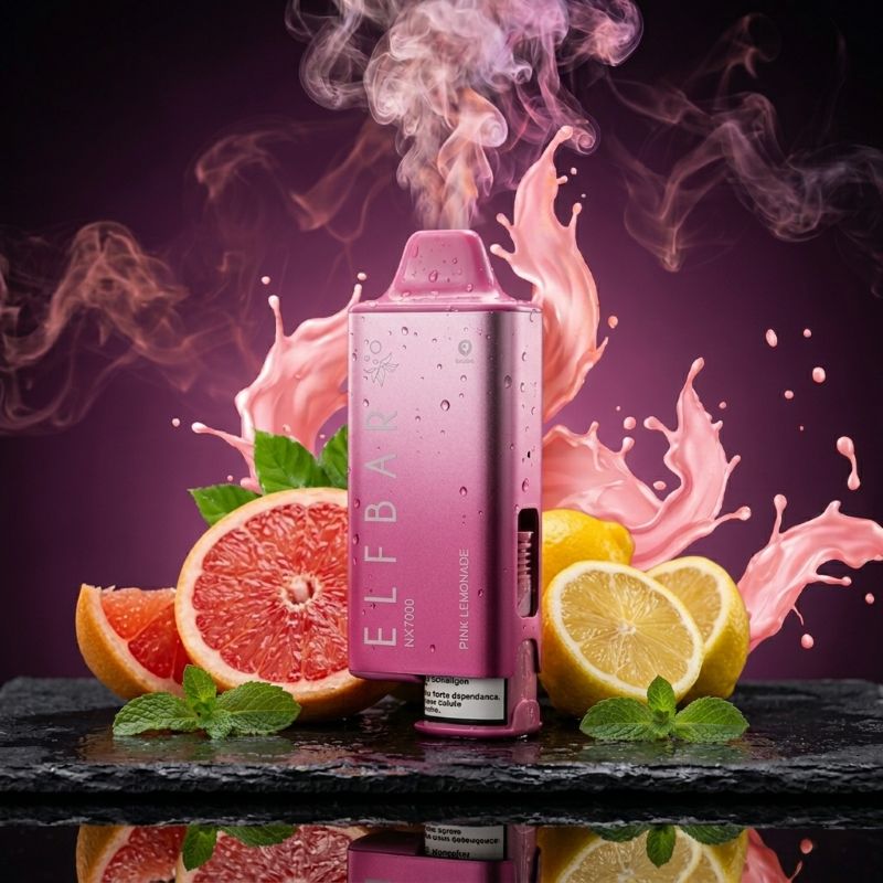 ELFBAR NX7000 Hybrid Vape Kit Pink Lemonade – Refill Pod System kaufen Schweiz – vapezz.ch