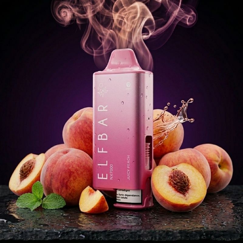 ELFBAR NX7000 Hybrid Vape Kit Juicy Peach – Refill Pod System kaufen Schweiz – vapezz.ch