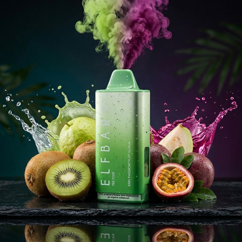 ELFBAR NX7000 Hybrid Vape Kit Kiwi Passionfruit Guava – Refill Pod System kaufen Schweiz – vapezz.ch