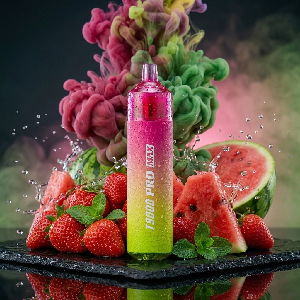 Fumot T9000 Pro Max Strawberry Watermelon – 9000 Puffs Hybrid Vape, TabPG-konform, kaufen Schweiz