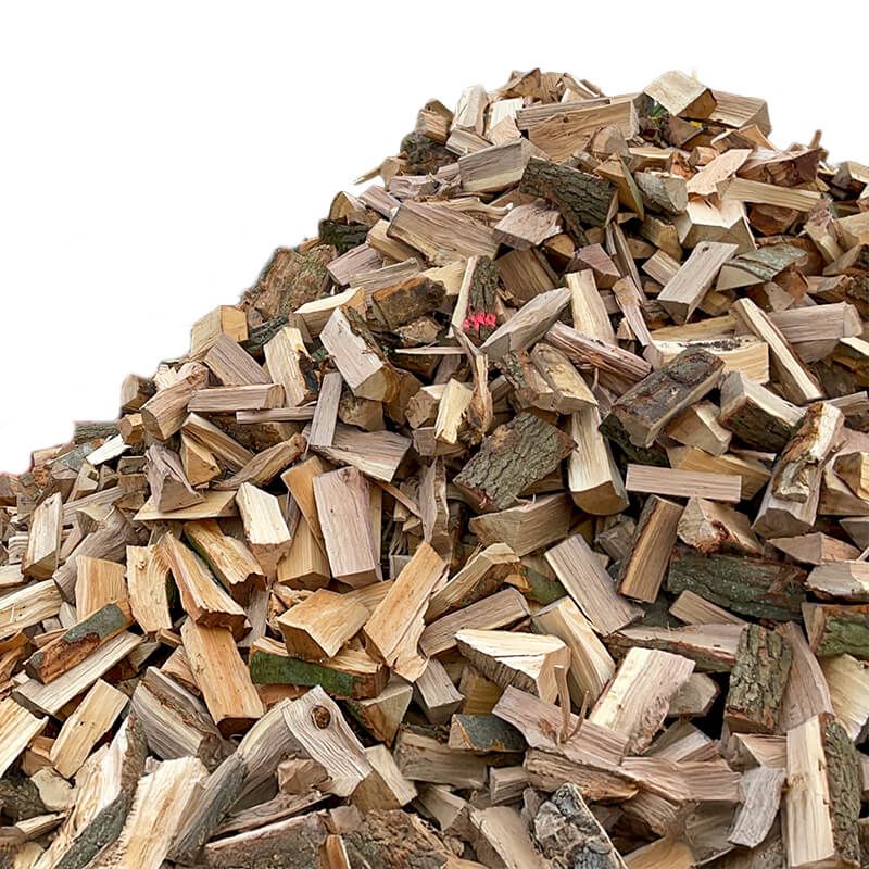 Los gestort haardhout - 1,5 kuub - gemengd - verschillende houtsoorten Los gestort openhaardhout