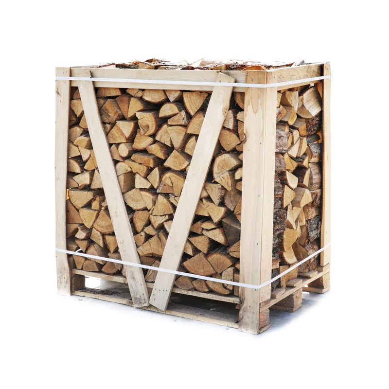 Krat eikenhout – ca. 1 kuub - premium openhaardhout Krat eikenhout – ca. 1 kuub - premium openhaardhout