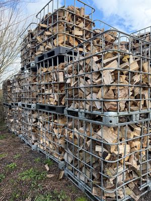 Los gestort haardhout - 1,2 kuub - gemengd - verschillende houtsoorten B keuze