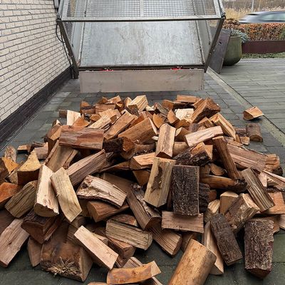 Los gestort haardhout, harde mix open haardhout – ca. 1,75 Kuub - (80% eikenhout en 20% beukenhout)