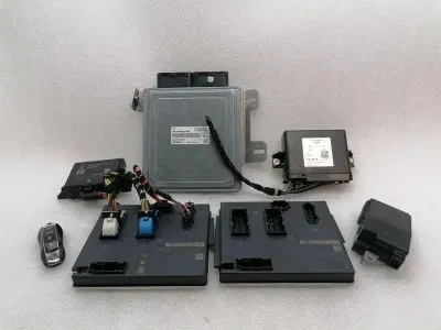 Porsche Cayman 718 Boxster Engine ECU 982907309D Engine Control Unit Set 2.0 Turbo