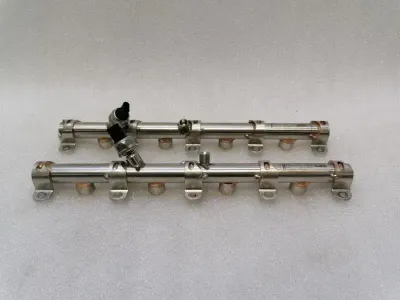 Porsche Panamera 970 Fuel Rail 0P2133316A Injection Strip Pipe Distributor TFSI