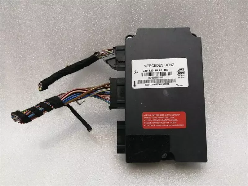 MERCEDES SL R230 CONVERTIBLE TOP CONTROL MODULE A2308201626 CONVERTIBLE ECU