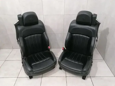 Ferrari 612 Scaglietti F137 seats black leather heated seats heated heated