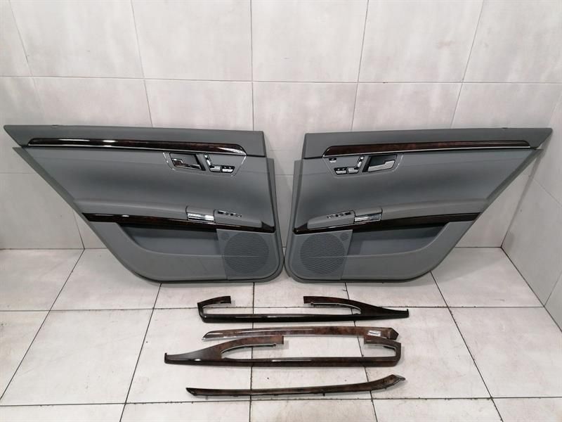 Mercedes W221 Door Card Rear A2217201548 Door Trim Rear Set DESIGNO V12