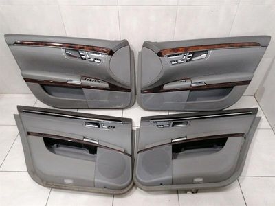 Mercedes S600 V12 W221 Door Card A2217202479 Door Trim DESIGNO SET 7G44