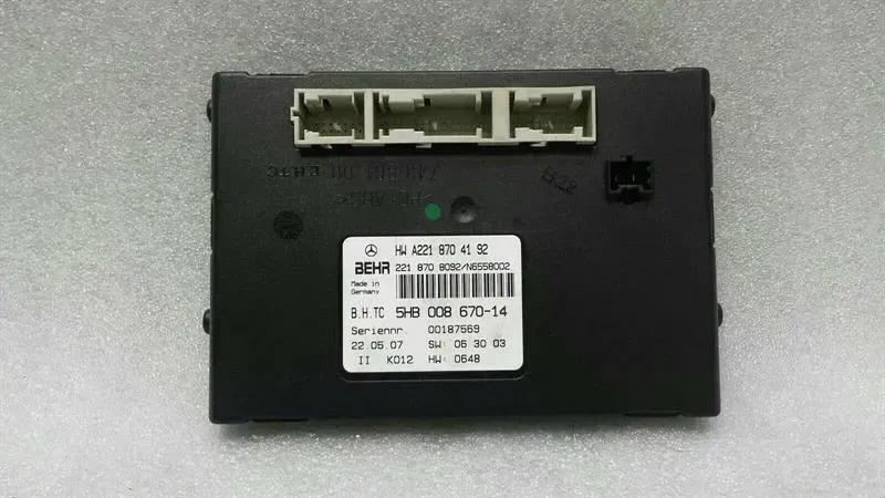 Mercedes CL W216 Auto Climate Electronic Module A2218704192 ECU