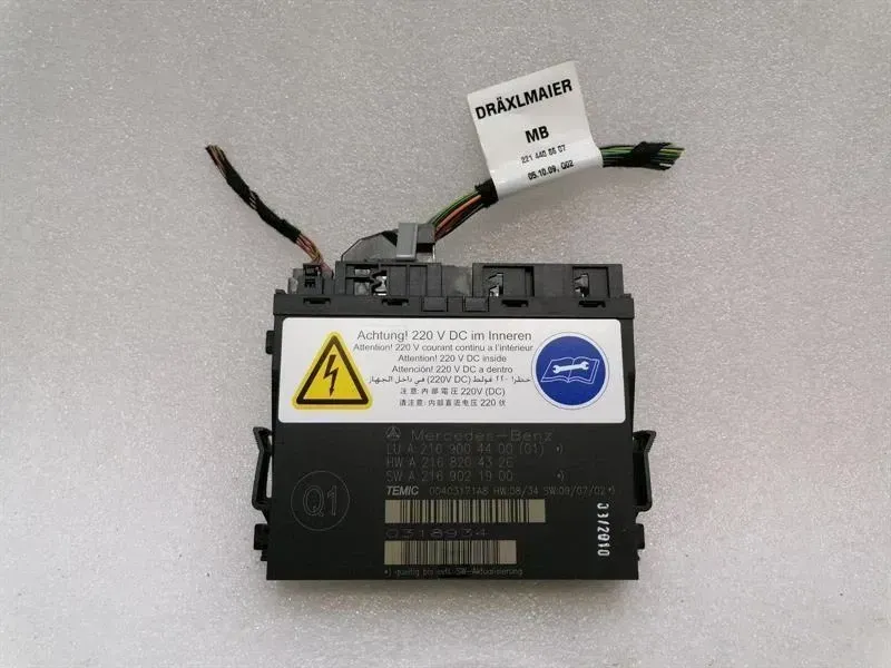 Mercedes S-class W221 dynamic seat control unit A2169004400 seat control modules