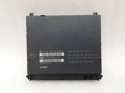 Mercedes S W221 rear seat control module A2219015300 rear seat control unit