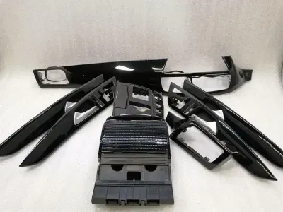 Mercedes CLS63 AMG W218 Veneer Set PIANO PAINT A2187204380 RHD RIGHT HANDLEBAR