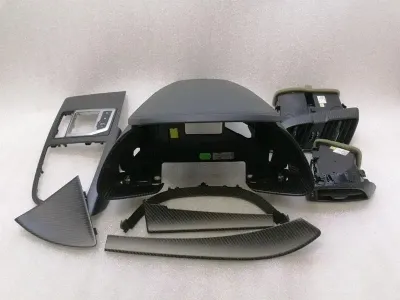 AUDI R8 4S PERFORMANCE MATT CARBON VENEER SET 4S2857130 RIGHT HAND DRIVE RHD