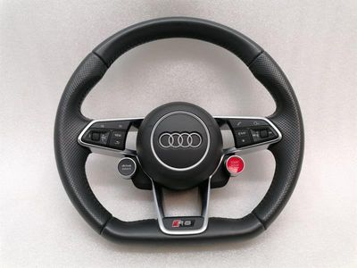 2015-2019 AUDI R8 4S SPORT STEERING WHEEL 4S0419091F STEERING WHEEL 4S0880201G COMPLETE