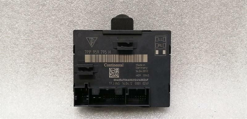 Porsche Panamera 970 rear right door module 7pp959795h control unit rear right