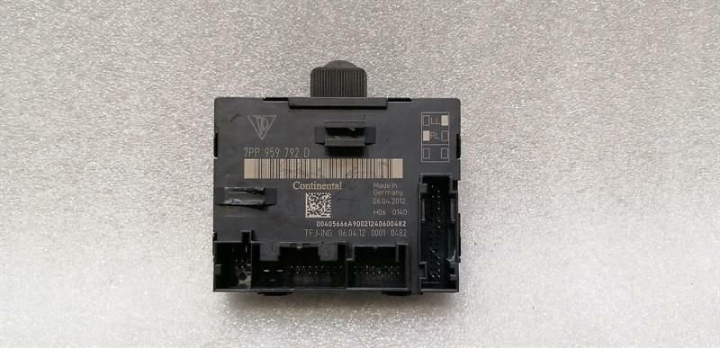 Porsche Panamera 970 Front Right Door Module 7PP959792D Control Unit Front Right