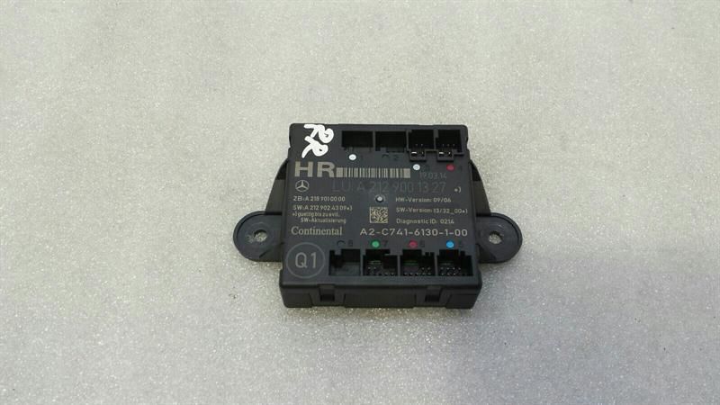 Mercedes E Class W212 RRH Door Module A2129001327 Door Control Unit Rear Right