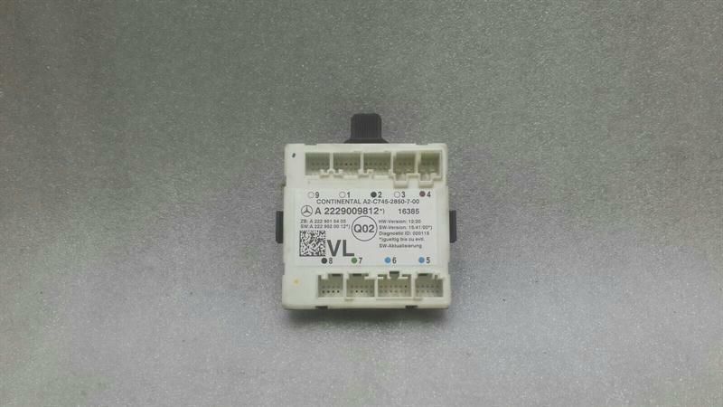 Mercedes C Class W205 Left Door Module A2229009812 Door Control Unit Left