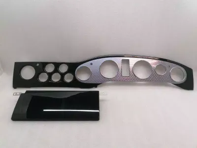 BENTLEY ARNAGE T Dashboard Veneer ENGINE TURNED PU102212PF RIGHT HANDLE RHD