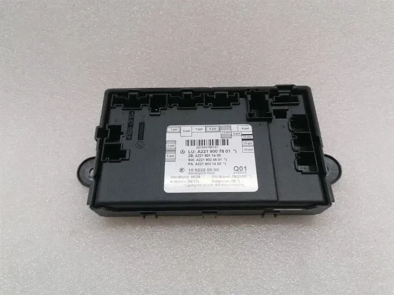 Mercedes S-Class W221 Rear Door Module A2219007801 Rear Door Control Unit