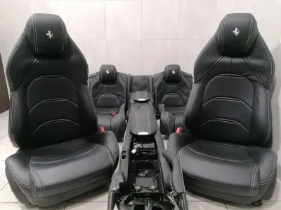 Ferrari GTC4 Lusso F151M Seat LEATHER Seat Interior HEATED HEATED LEATHER BLACK