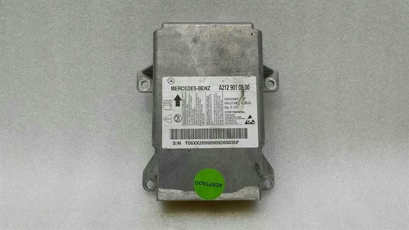 Mercedes E W212 safety module ECU A2129010800 air control unit SRS