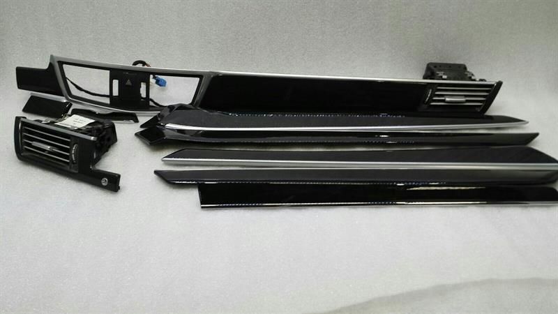 Mercedes Veneer Set W212 A2126801071 Molding Set Code 736 Wood Ash Black E63