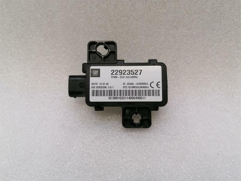 Chevrolet Corvette C7 Z06 electronic module 22923527 control unit tyre pressure