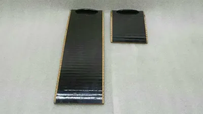 Mercedes CLS W219 console veneer set A2198100320 console wood strip set walnut