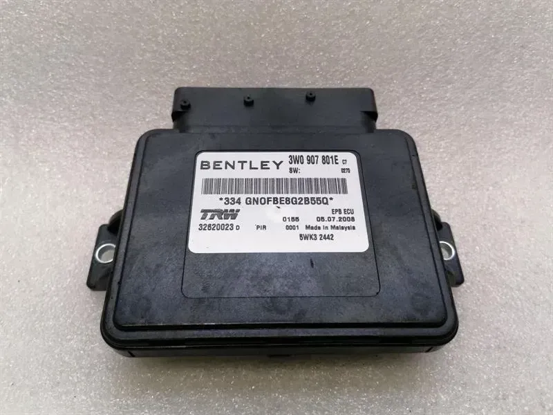 BENTLEY CONTINENTAL FLYING TRACK Park Brake Module 3W0907801E ECU PBM