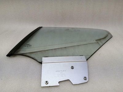 Bentley Continental GT W12 Left Rear Glass 3W8845297D Door Window 1⁄4 Rear Li