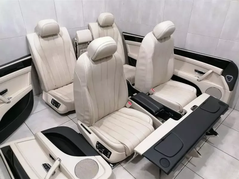 2015 BENTLEY FLYING TRACK MK2 13-19 Seat Set Beige COOLED Vented SEAT MASSAGE