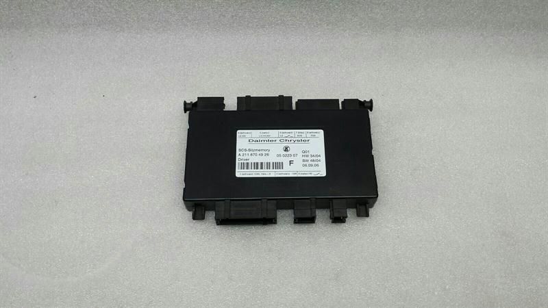 Mercedes CLS W219 front left seat unit A2118704926 seat control unit front left