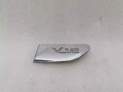 BMW 7 Series F02 F01 7202183 V12 LOGO WING V12 FENDER