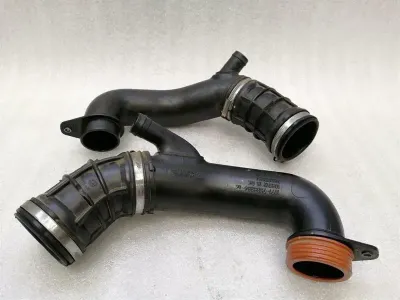 BMW 7 N74 V12 F02 F01 Clean Air Pipe Air Duct Set 7566384 Intake Pipe Set