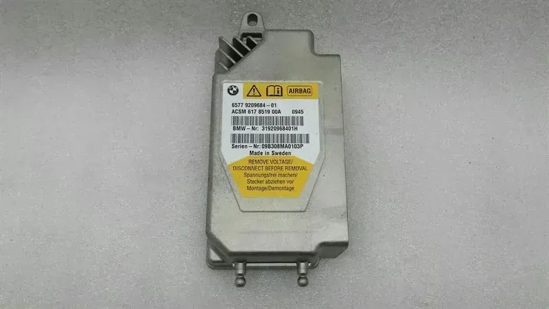 BMW 5 Series F07 GT Safety Module ECU 9209684 Air Control Unit SRS