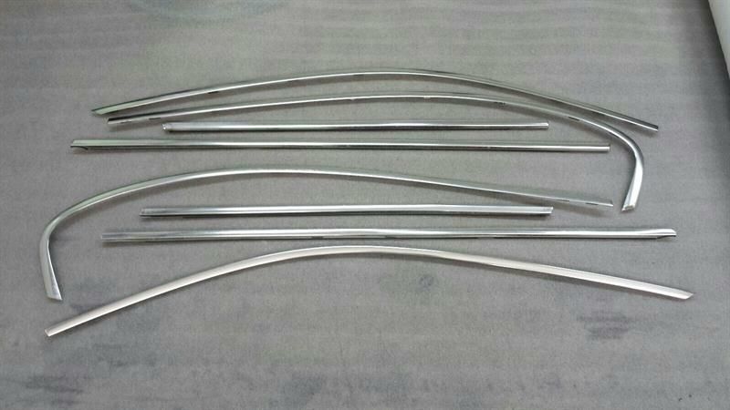 BMW 7 Series E66 Long Door Hrome Strip Set 51357008015 Shaft Cover Outdoor Set