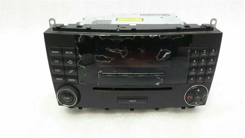 Mercedes CLK W209 CD player A2098700589 audio system controller unit 06-09 mop